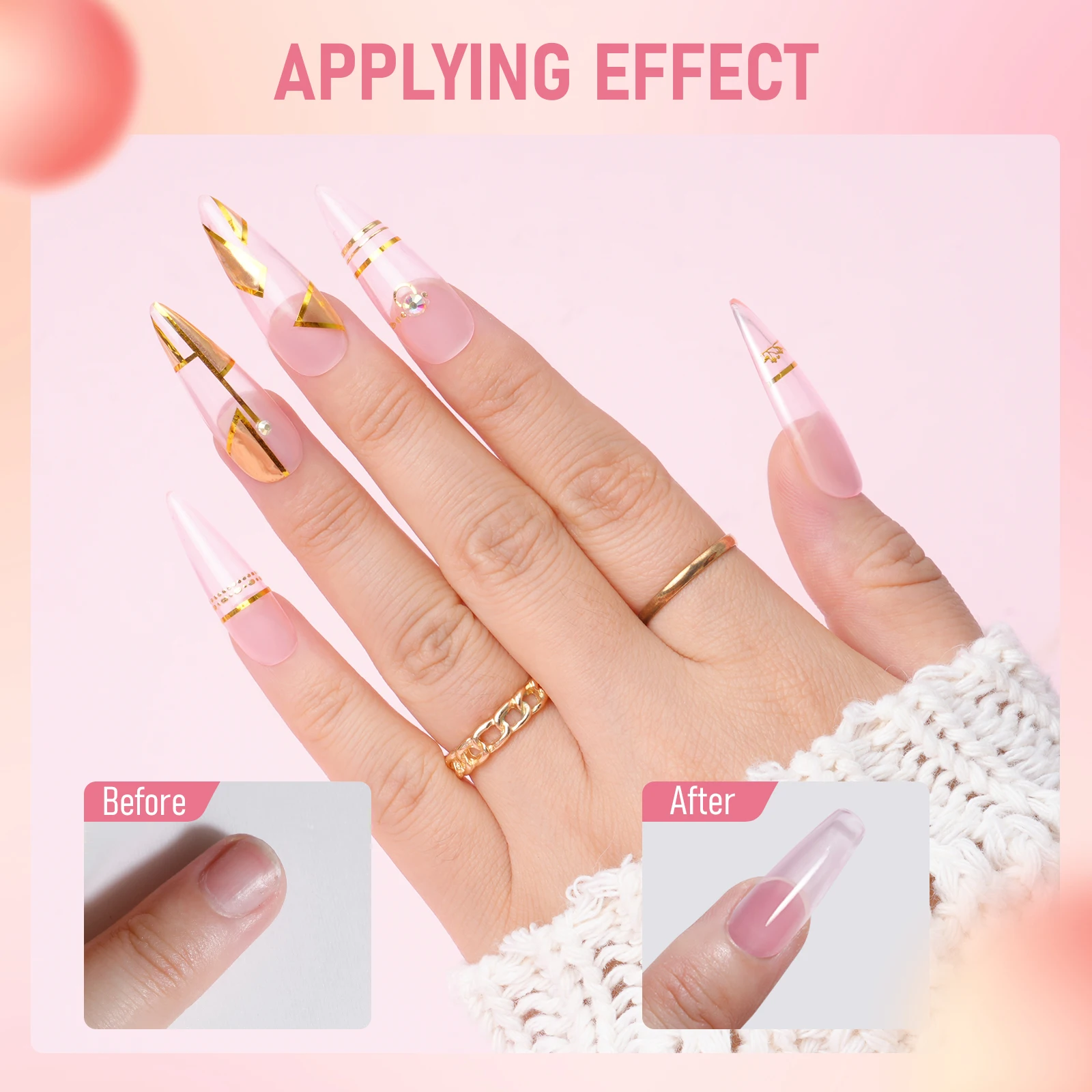 Rosalind 50g poudre acrylique 2 pièces/ensemble accessoires d'extension d'ongle conception sculpture Gel Kit de manucure acrylique pour fournisseur d'ongles