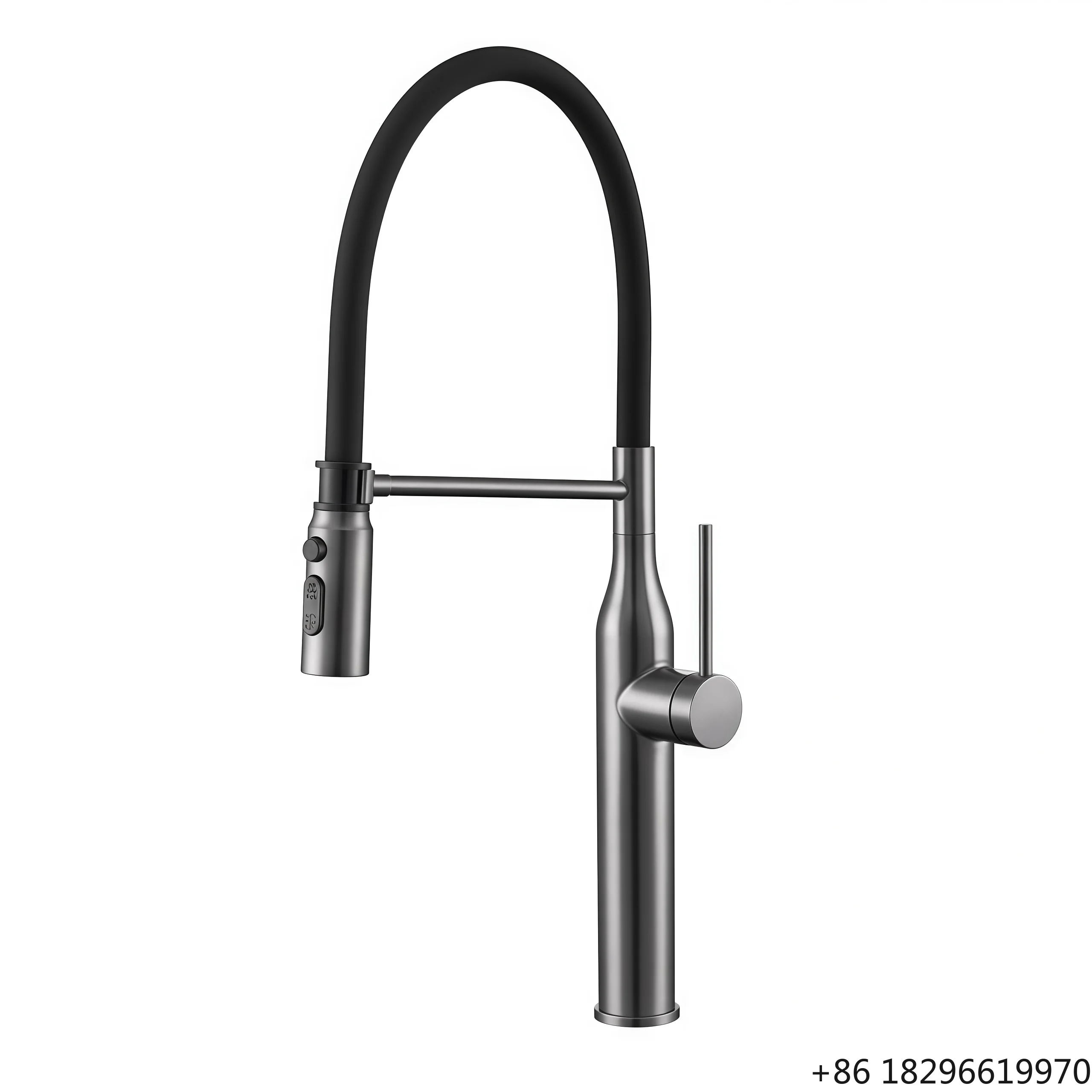 Manufacturer Automatic Water Saver Sensor Faucet Curved Smart Tap for Bathroom