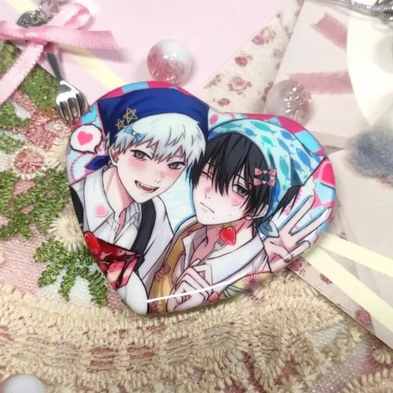 

The Summer Died Colleagues Indou Hikaru Tsujinaka Yoshiki Ambitus Love Double Acg Flash Badge Instant Camera Pendant Gift