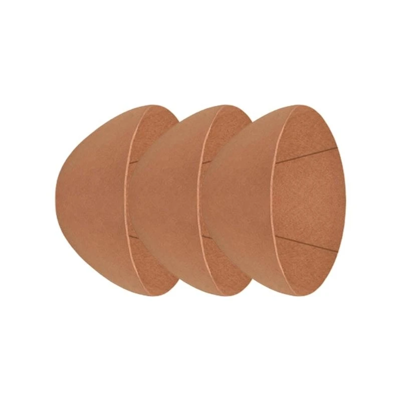 

3 Pack Round Felt Hanging Basket Inserts, Tear Resistant Fabric Improves Water Drainage and Plant Growth Planter Liners