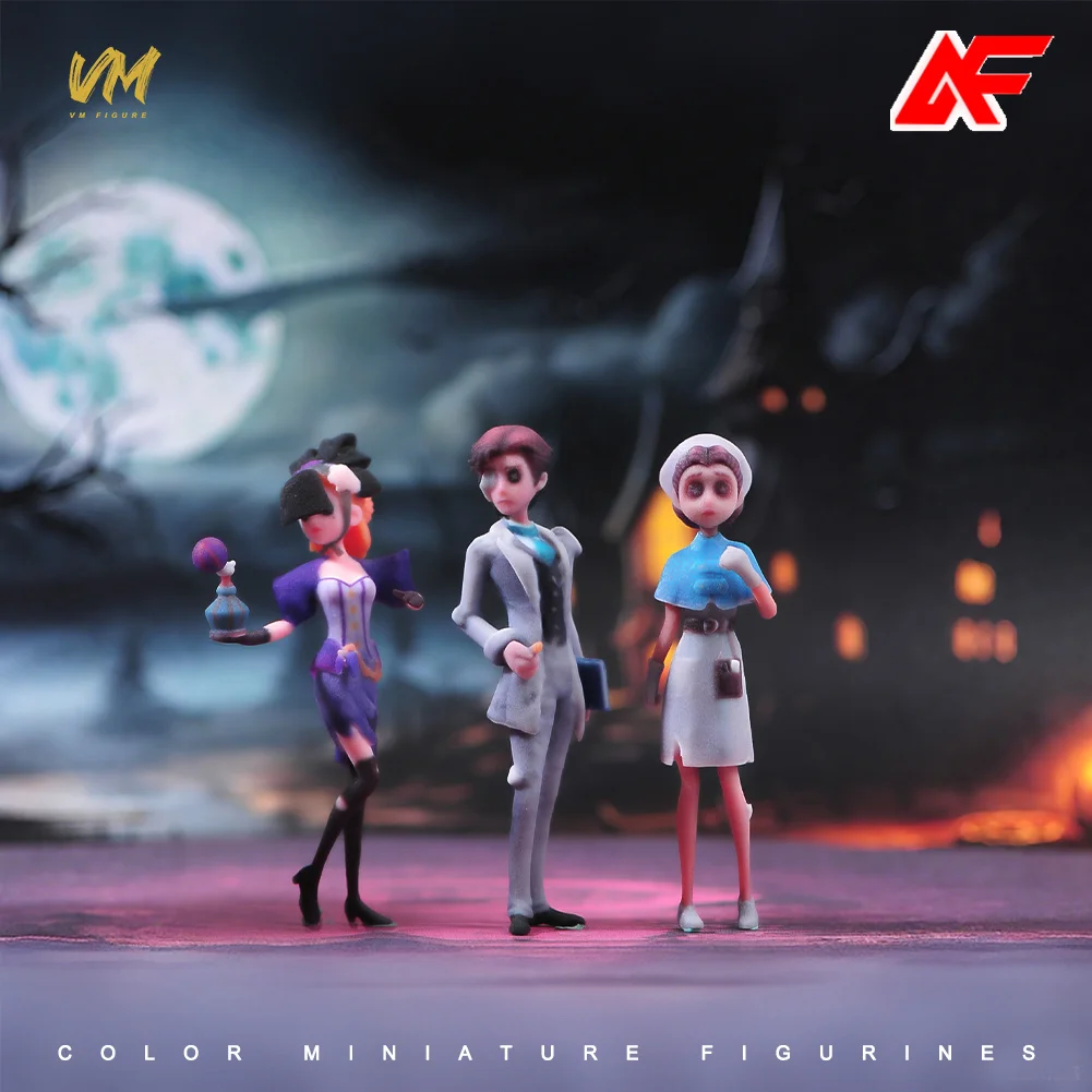 

1/64 1/35 3D Printing Gothic Abstract Style Game Character Detective Doctor Perfumer Model Cars Vehiclesne Decoration Doll Toys