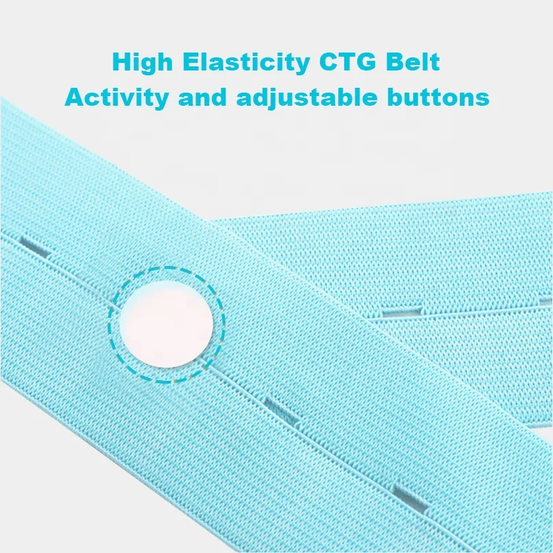 Hochwertiges elastisches fetales Überwachungsband mit Knopf für schwangere Frauen