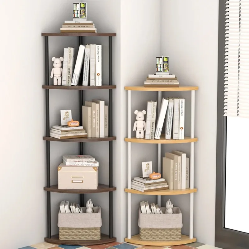Storage Rack Wall Corner Shelf Practical Storage Rack Living Room/Kitchen/Bedroom Bookshelf Shelf Plant 、 Flower Rack 3/4/5/6