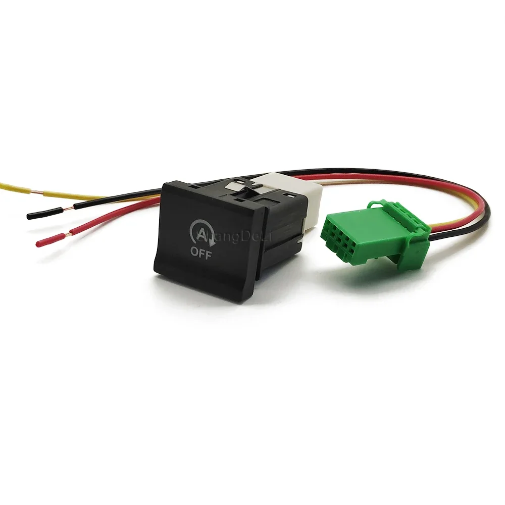 Car Red LED Light Start Stop Off Engine Button Auto Canceller Disable Switch Closer For Volkswagen Polo 6C 2014 2015 2016