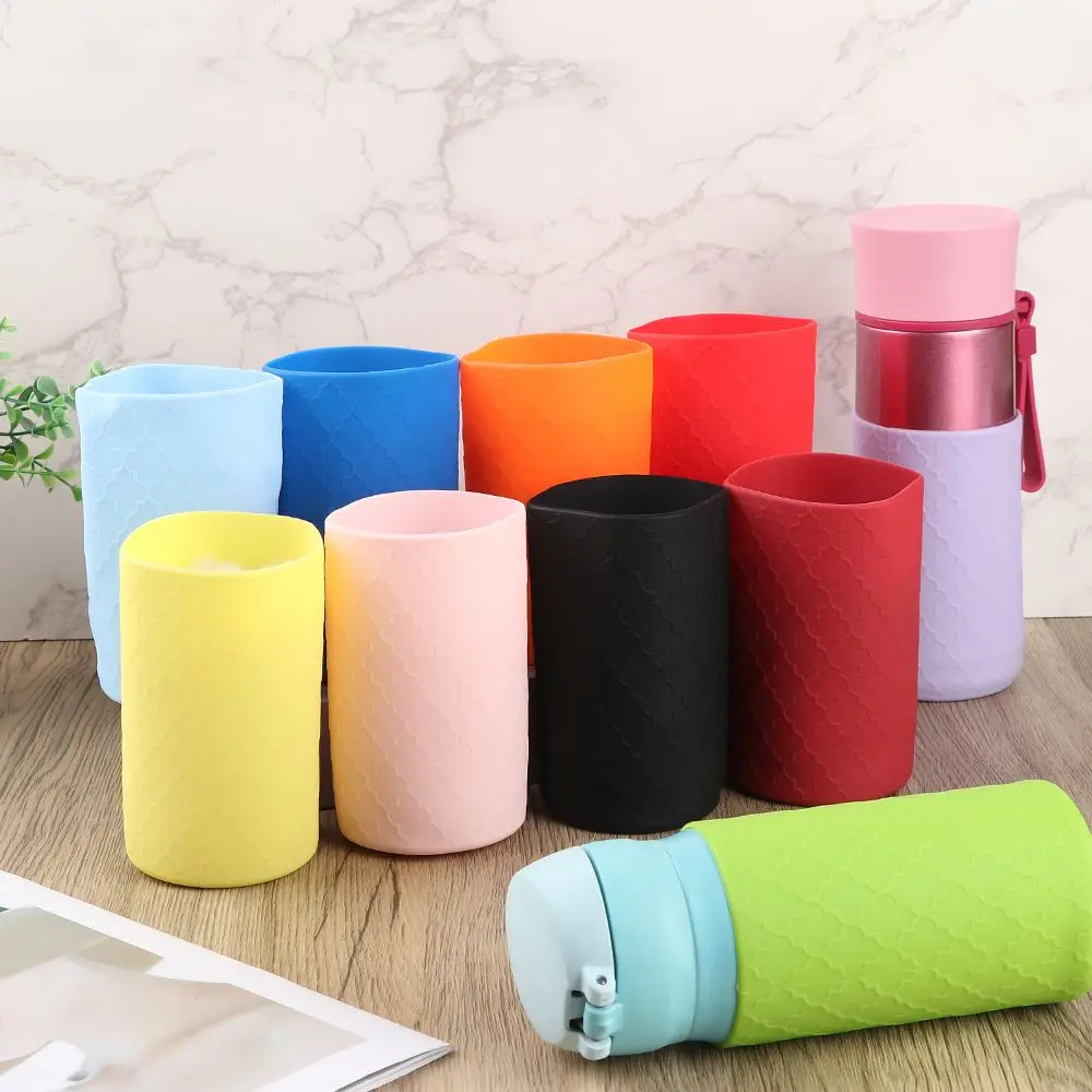 1Pcs Silicone Boot for Water Bottle Water Bottle Anti-Slip Bottom Sleeve Cover for Water Bottle