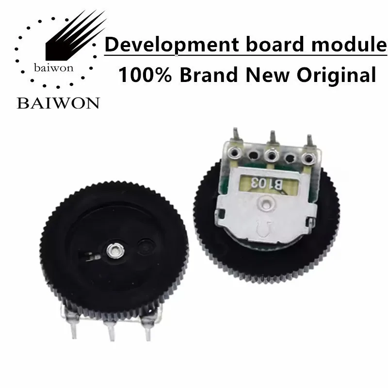 10 Buah B103 16X2Mm 10K Ohm Potensiometer Dupleks Roda Volume Lancip Dial Ganda Z07 Drop Ship