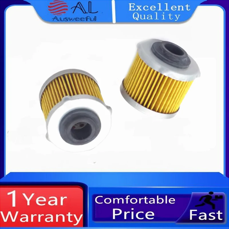 

For Italjet Dragster 200, Dragster200, JC200T-9 Motorcycle - 1PC/2PCS Engine Oil Filters Cleaner with Seal Filtration