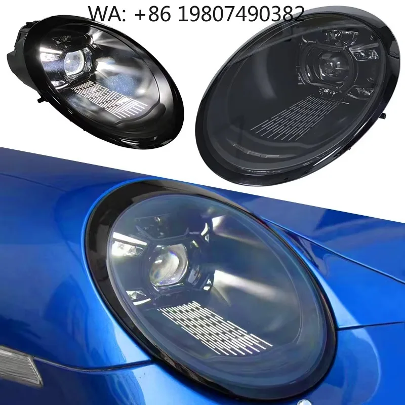 

992 Styling Matrix LED Headlights, Waterproof 12V Design, High Bright Front Lamp Plug and Play Upgrade 2005-2012