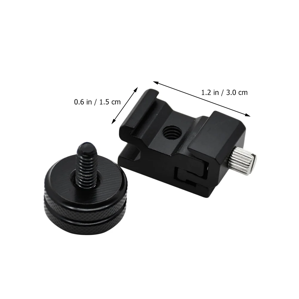 

8PCS Camera Mount Tripod Screw Set Hot Shoe Adapter Cold Flash St DSLR Rig Accessories ABS Material Easy Install