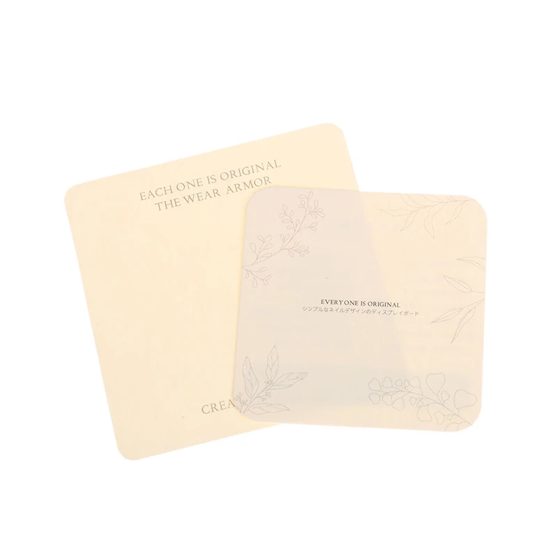 5 Sheets Press On Nails Card Nail Display Small Business Nail Cardboard For Packaging Press On Nails