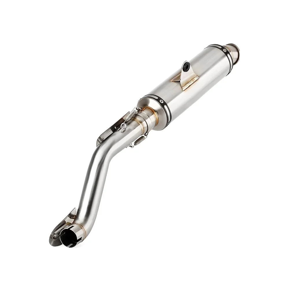 Muffler With Link Pipe For Ducati Desert X 2022 2023 2024 DesertX Escape Slip-on Motorcycle Desert X 950 High Position Exhaust
