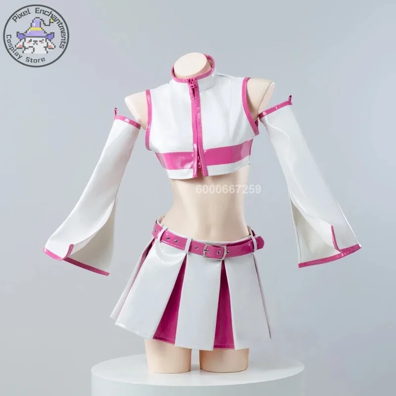 جديد أنيمي 2.5 الأبعاد إغراء ريريسا أمانو تأثيري حلي المرأة تنورة جلدية أجنحة الدعائم دعوى حفلة الهالوين الزي