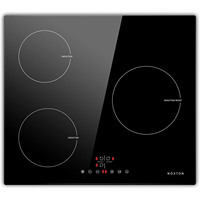 NOXTON Induction Hob 3-Burner, 60cm Built in Induction Hob, Electric Hob with Touch Control, Timer, Safety Lock, 5200Watts, wi