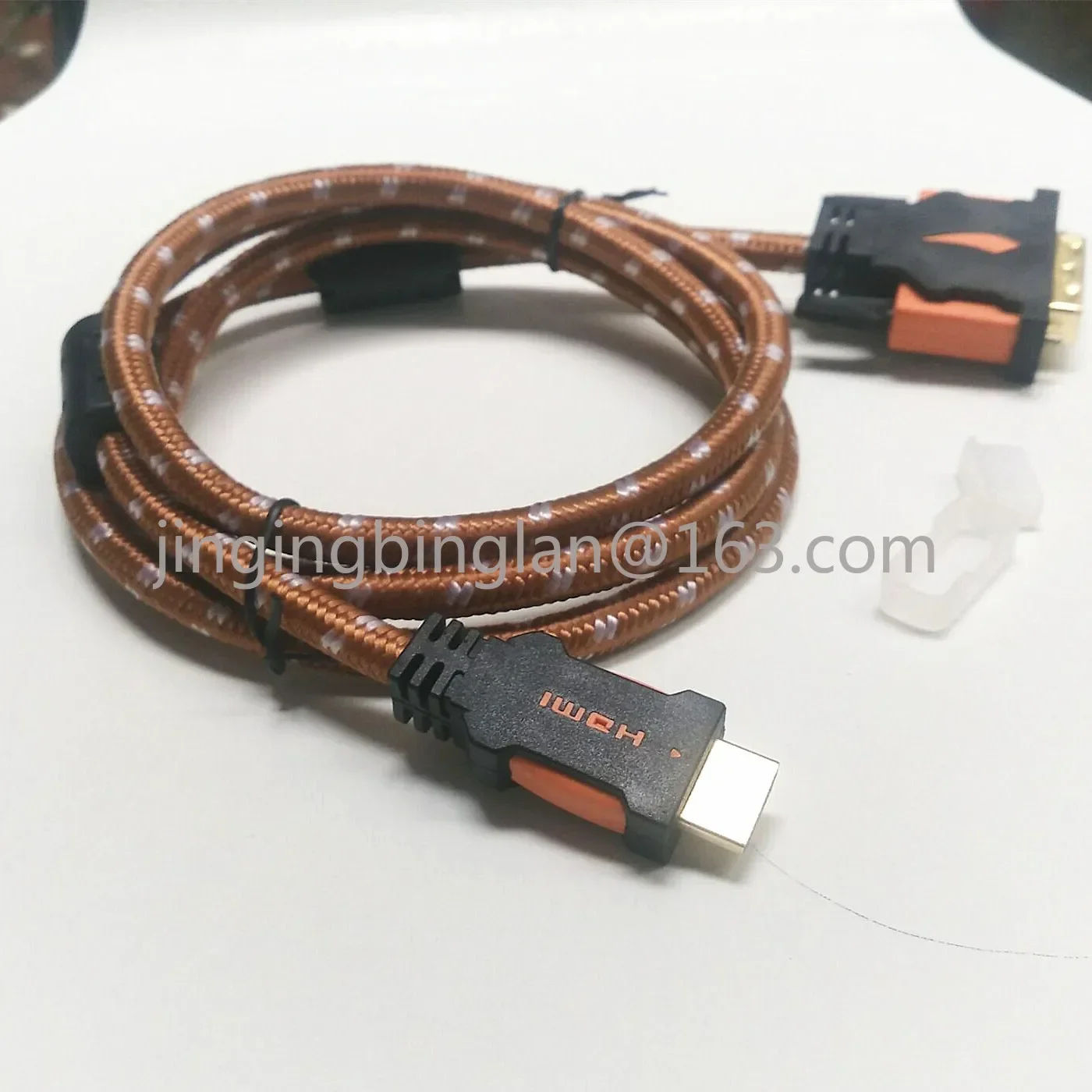 gold-plated cotton mesh Directly from the manufacturer HDMI to DVI cable DVI to HDMI cable, TV cable, yellow knife,