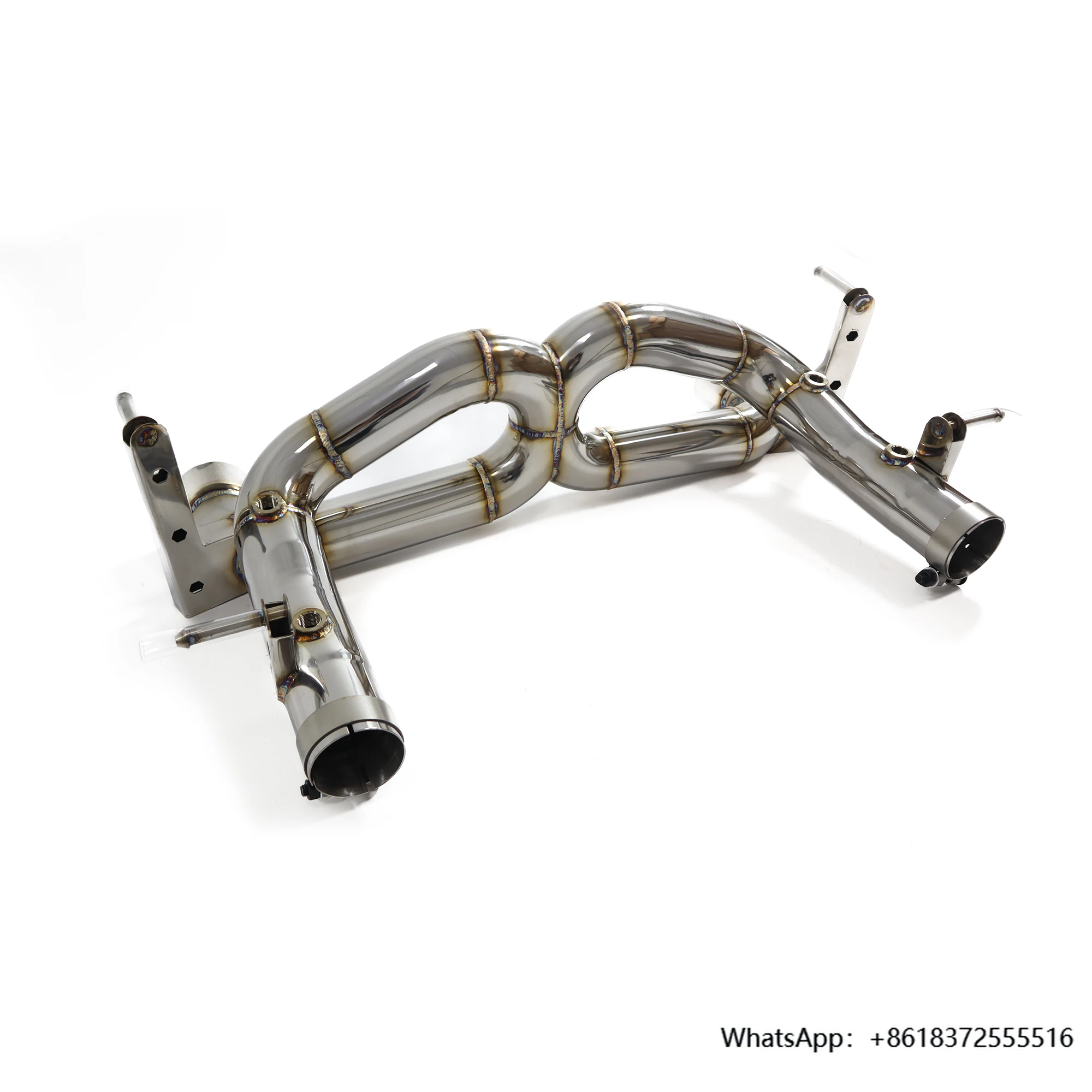 

DING For Ferrari F8 Tributo/Spider Catback Exhaust Stainless Steel Pipe Muffler Without Valve High Quality Cars Accessories