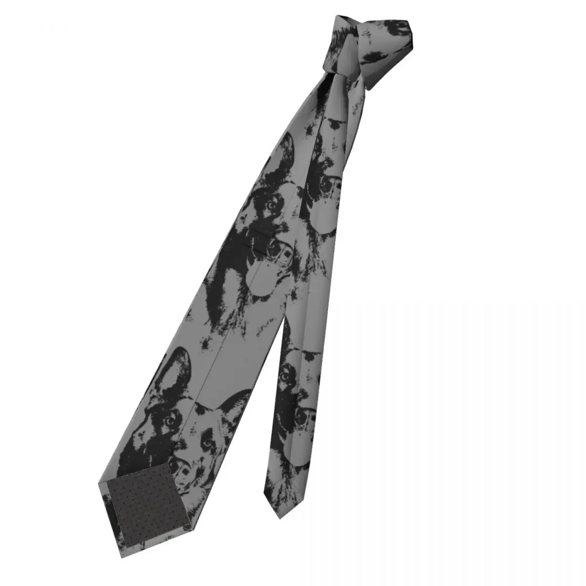 Malinois Dog Belgian Shepherd Mechelaar Men Neckties Silk Polyester 8 cm Classic Neck Ties for  Daily Wear Cravat Business