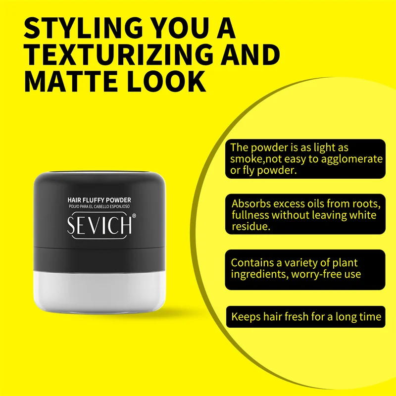 Oil Control Hair Powder 6.5g No-Wash Hair Fluffy Powder Dry Hair Shampoo Hair Shadow Powder Hair Styling Mattifying Hair Powder