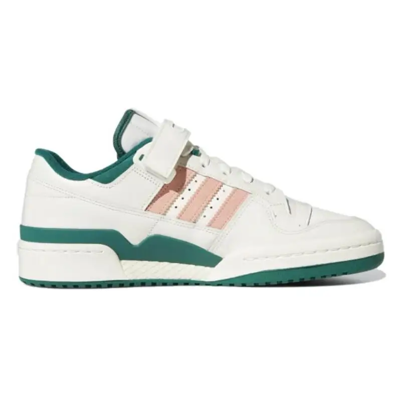 Adidas Forum 84 Low Off White Green Pink Sneakers shoes H01671