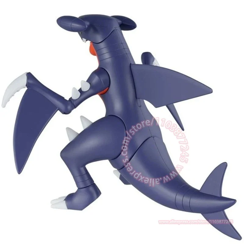 BANDAI Pokemon Garchomp Assembly Model Action Figure 16cm Children's Toy Tabletop Decoration Birthday Gift Collection 48