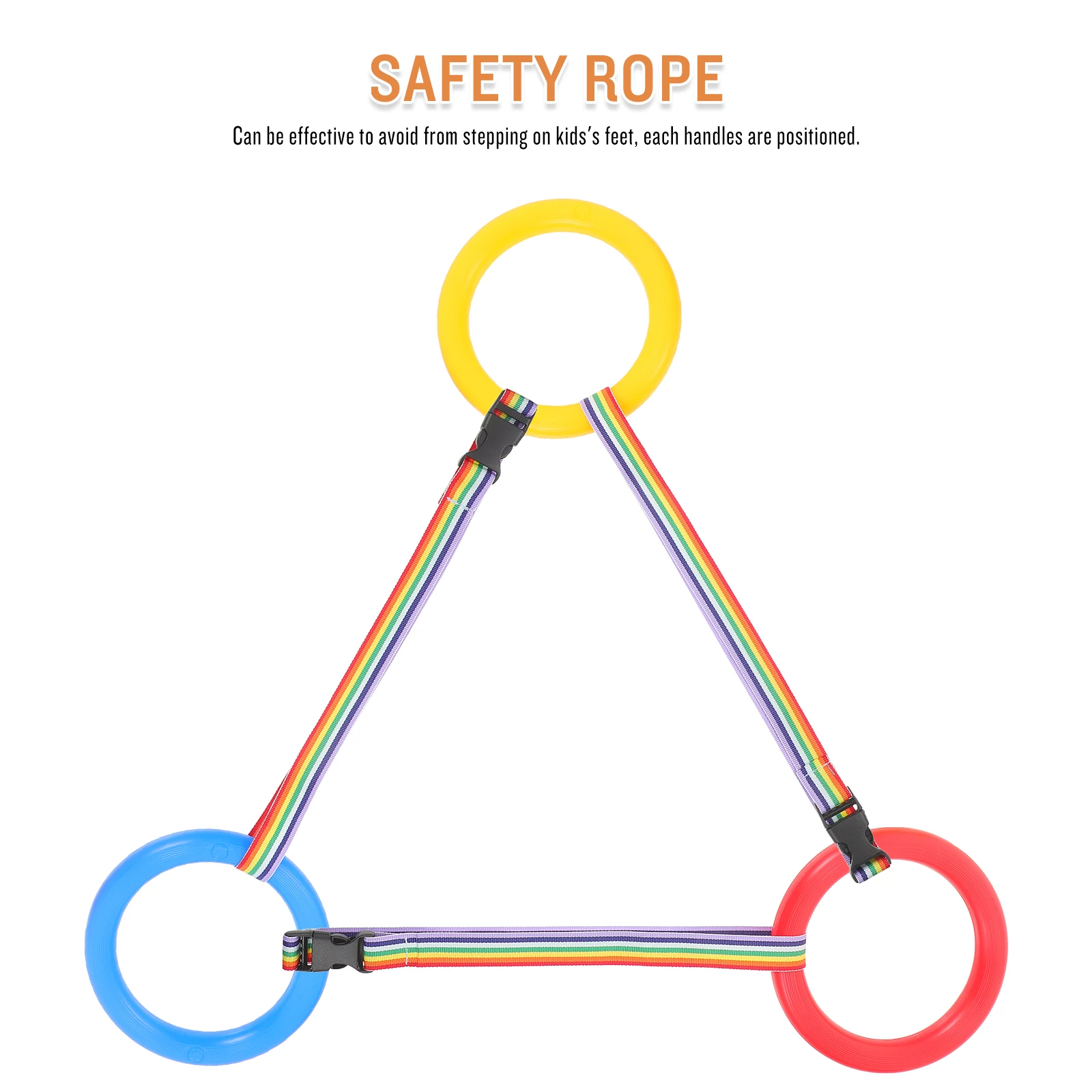 

6Pcs Preschool Walking Rope Anti-Lost Safety Tether for Kids Group Organization in Daycare Nurseries Outdoor Educational