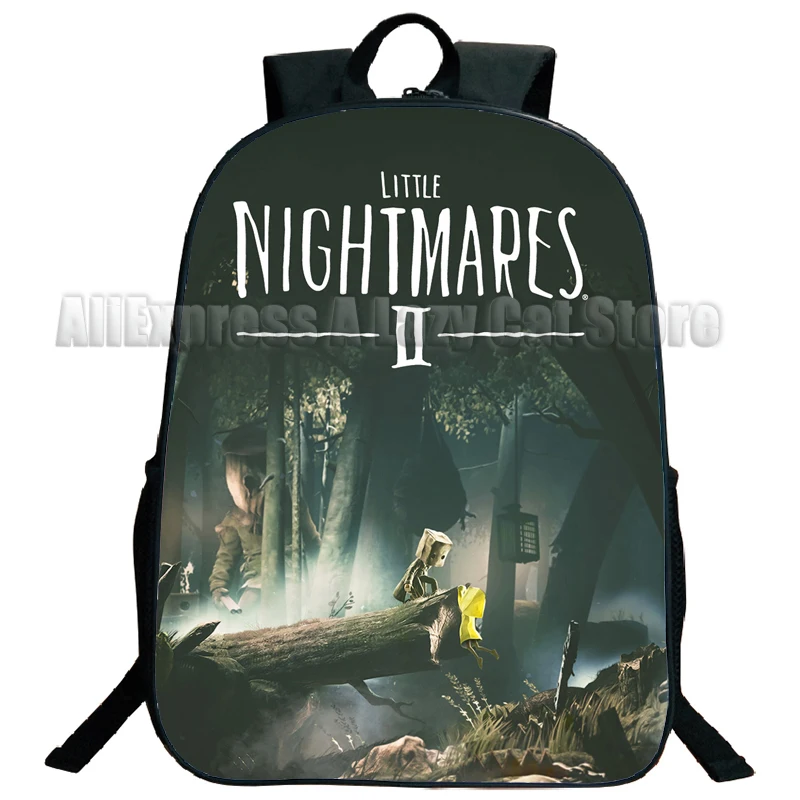 Mochila Little Nightmares 2 para crianças, mochila escolar para meninos e meninas, cosplay de anime, ombro, estudantes primários e médios, esporte