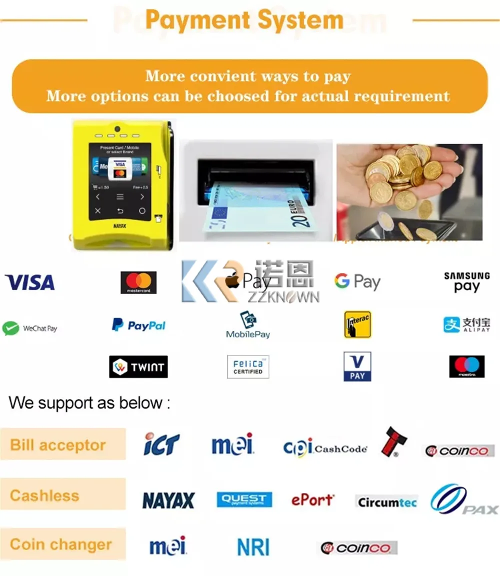 Distributeur automatique de crème glacée molle, fabrication de machines à snacks commerciales