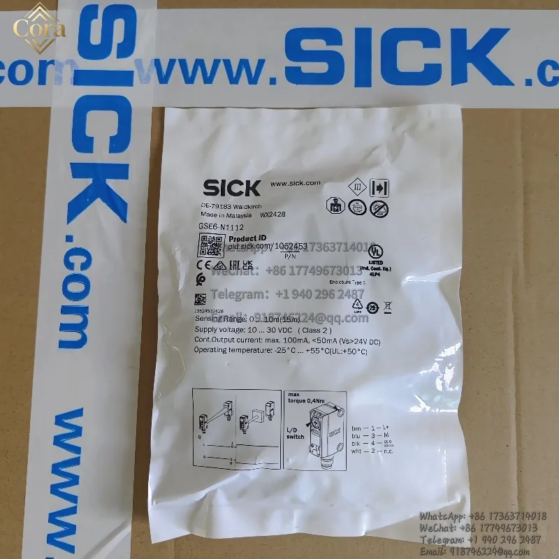 Sick Opto-reflective Sensor GSE6-N1112 Order Number 1052453 Photoelectric Switch Original Factory Genuine