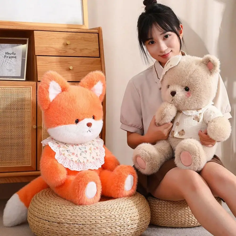 PP Katoen Konijn Beer Pluche Pop Pluizige Collectie Beer Pluche Kinderspeelgoed Cartoon Simulatie Knuffels Pluche Pop
