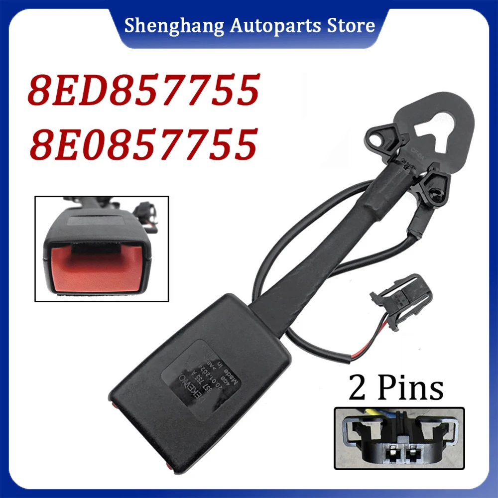 8E0857755 Automobile Safety Belt Socket Jack Mortise Lock Fixing Lock Catch 8E0857755G For Audi A4 05-08 Seat/Cupra Exeo 2009-14