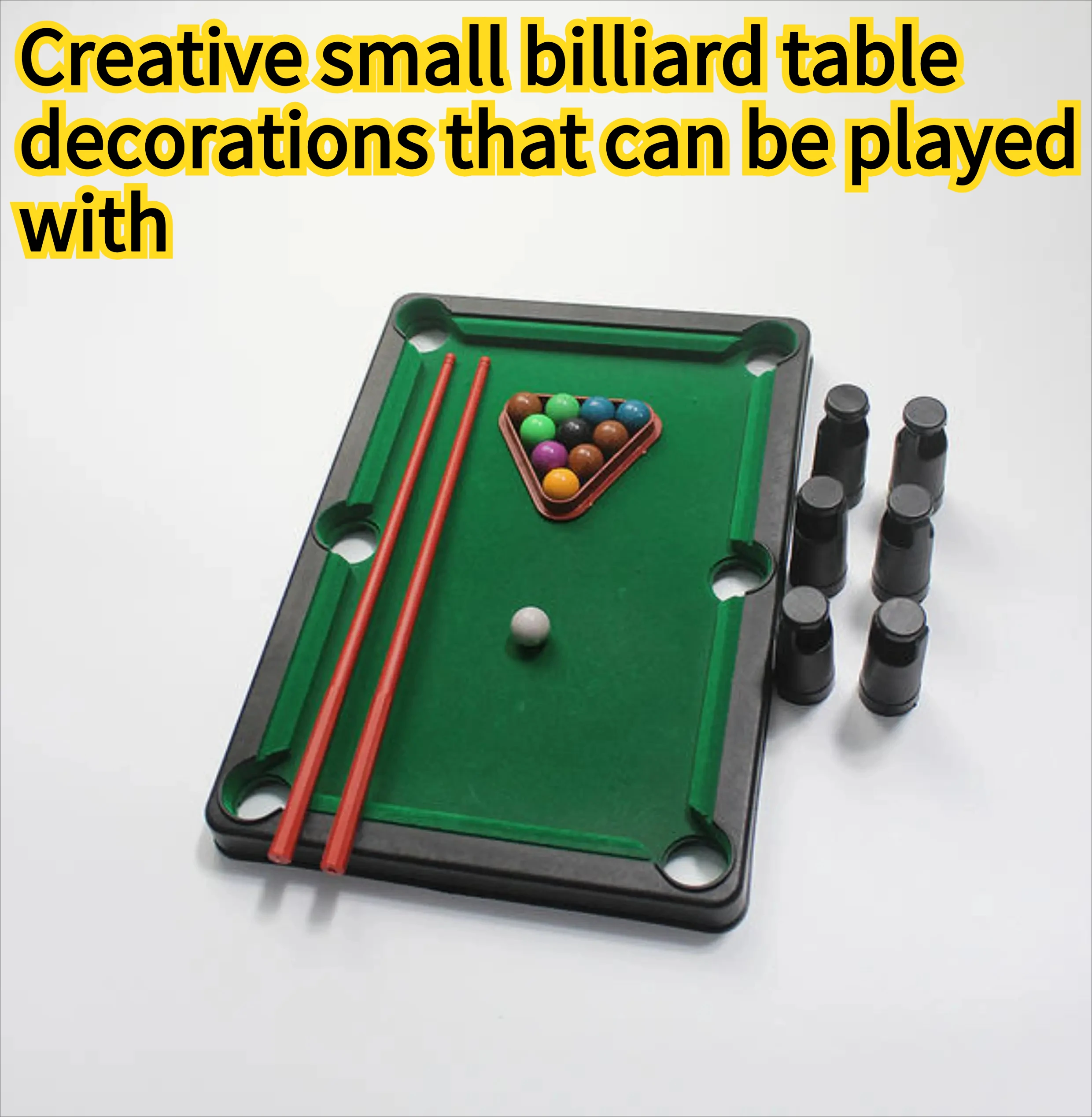 2026 Creative and Playable Mini Billiards Table Home Decoration Ornaments High-end Gift for Friends' Birthday