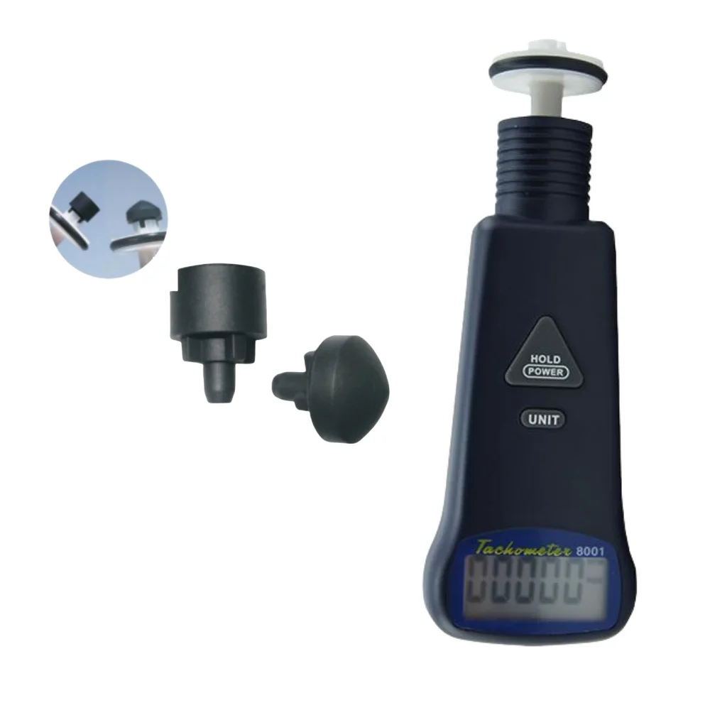 

AZ8001 LCD Digital Tachometer Contact Tachometer Motor Tachometer Handheld Tachometer for fast RPM detection 10.0~19999 RPM