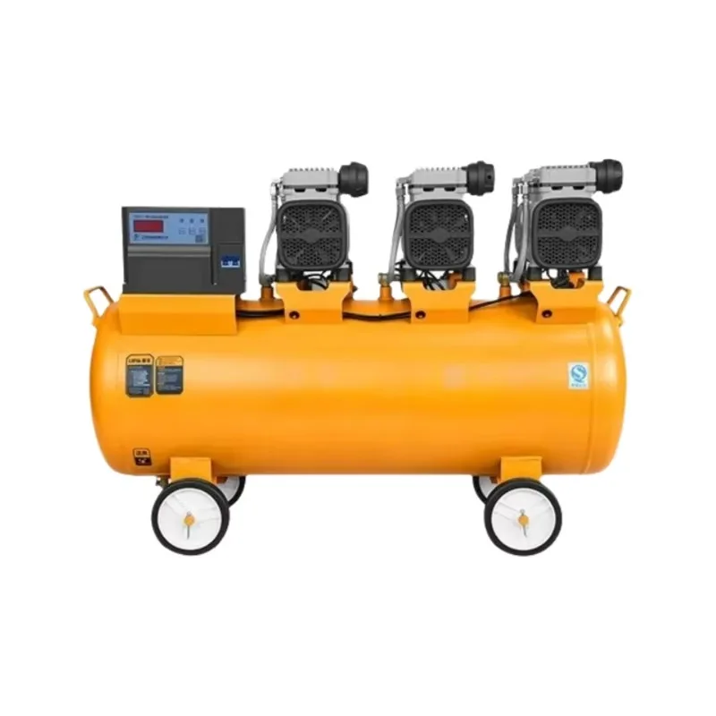 Oil Free Silent Large High Pressure Industrial Air Compressor Pump Paint Woodworking Equipment