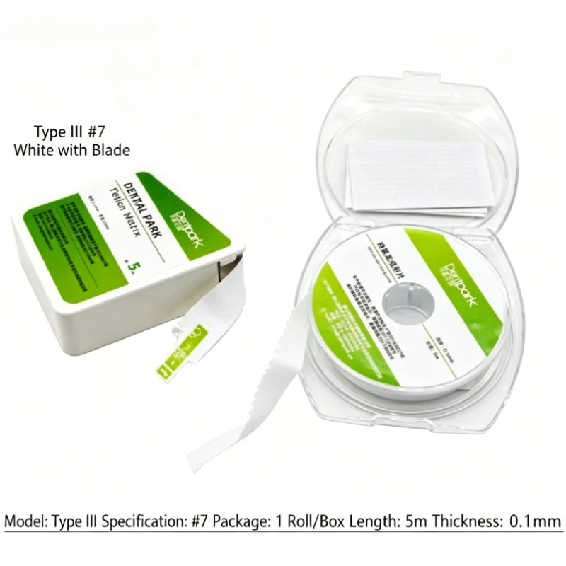 5m/roll Dental Teflon Film Matrix Bands White PTFE Raw Material Belt M7 Thickness 0.1mm Dentistry for Teeth Filling Molding view 4