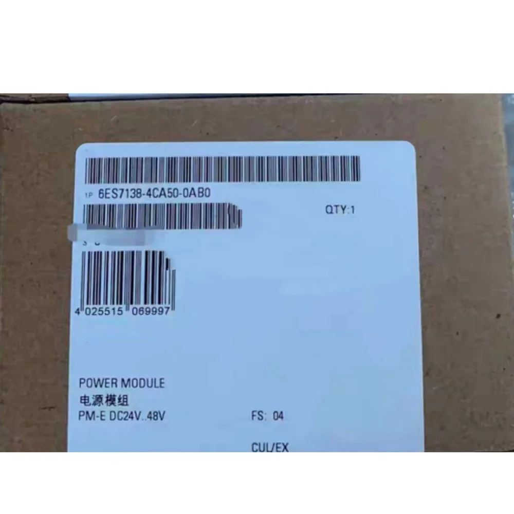 100%Genuine Brand New Variable Frequency Drive Fast Dispatch Relay Module 6ES7138-4FB03-0AB0 6ES7138-4CA50-0AB0