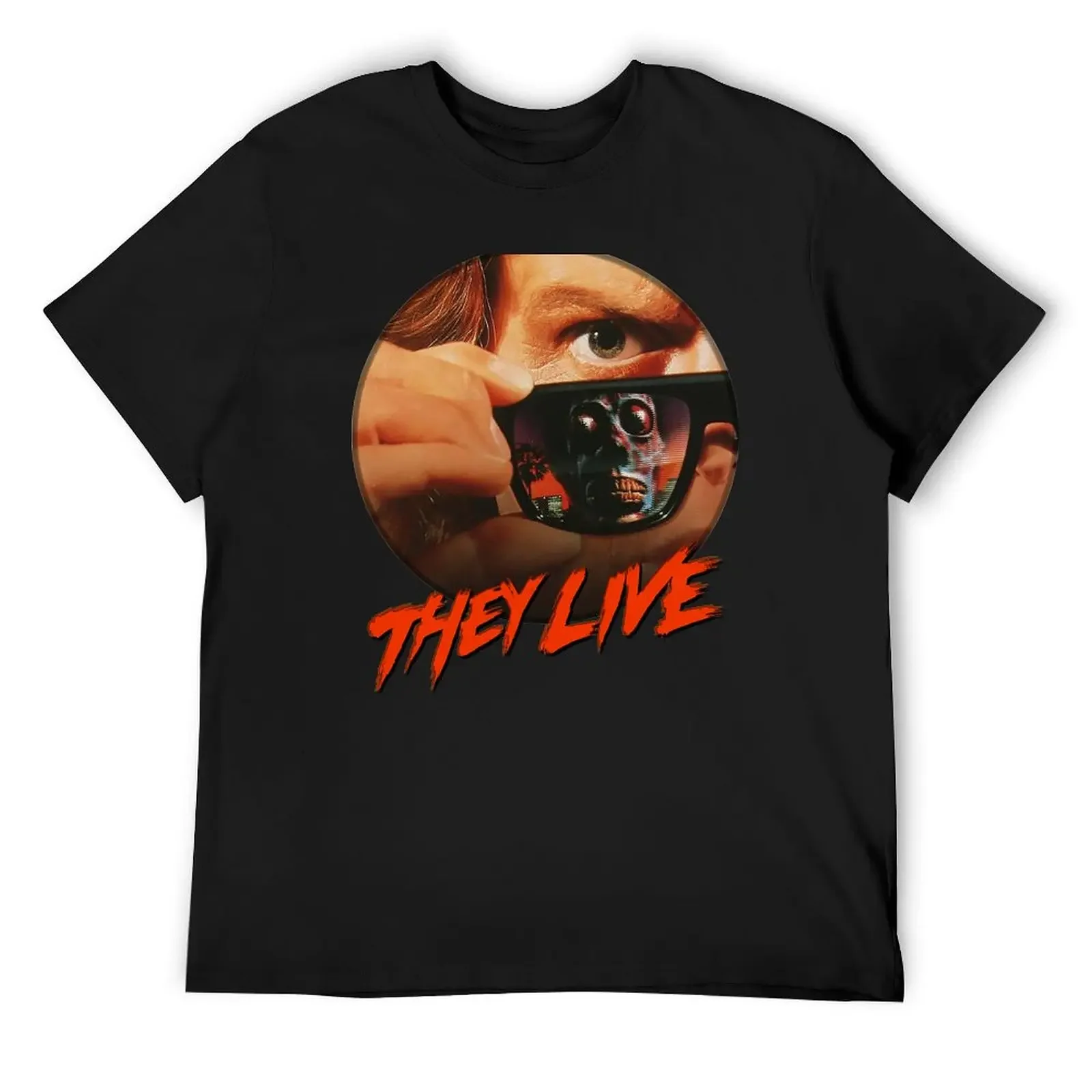

They Live T-Shirt street wear Anime t-shirt Short sleeve tee mens fashion