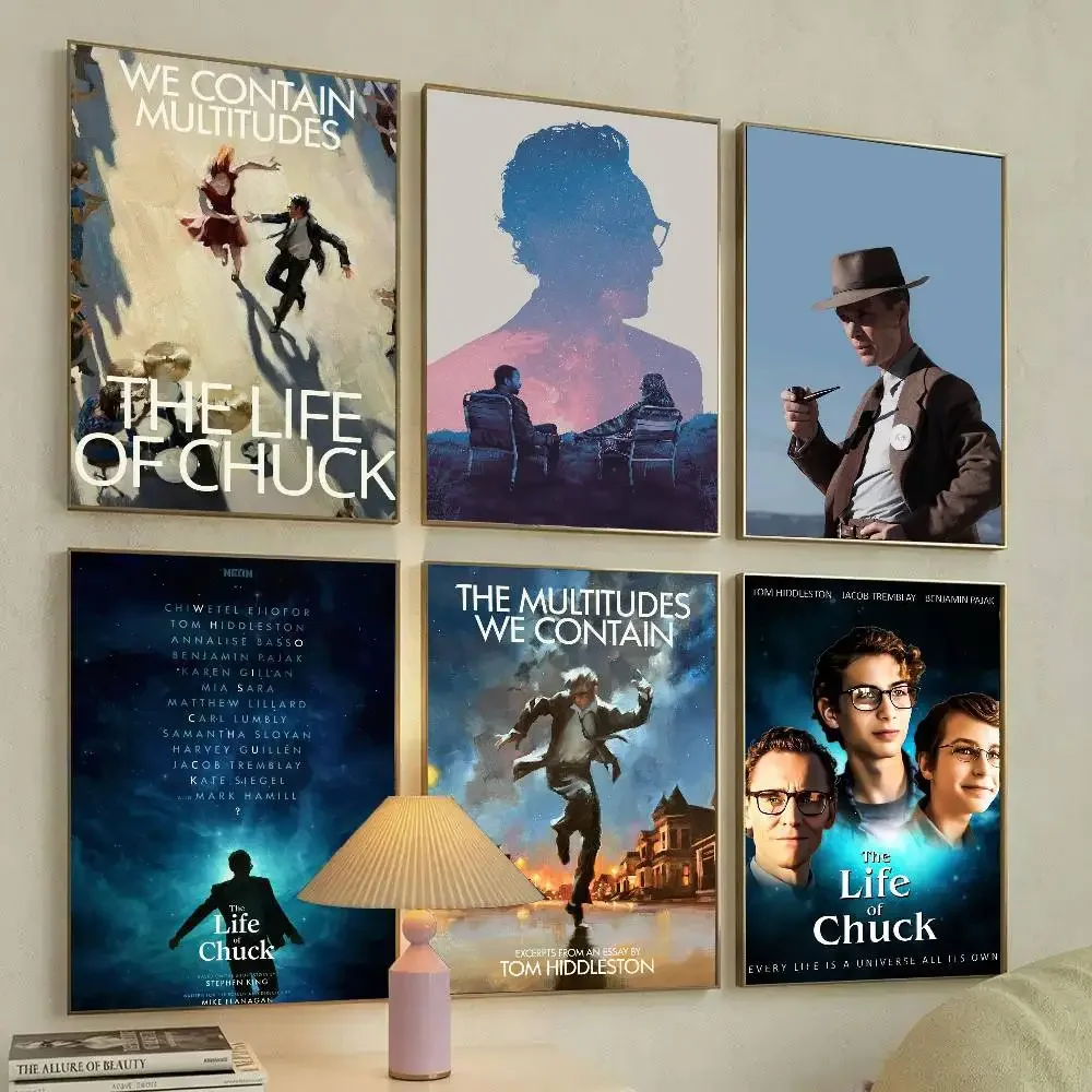 The Life Of C-Chuck Strange Fiction Film Poster Art Sticky Wall Waterproof Home Living Room Bedroom Bar Aesthetic Decoration