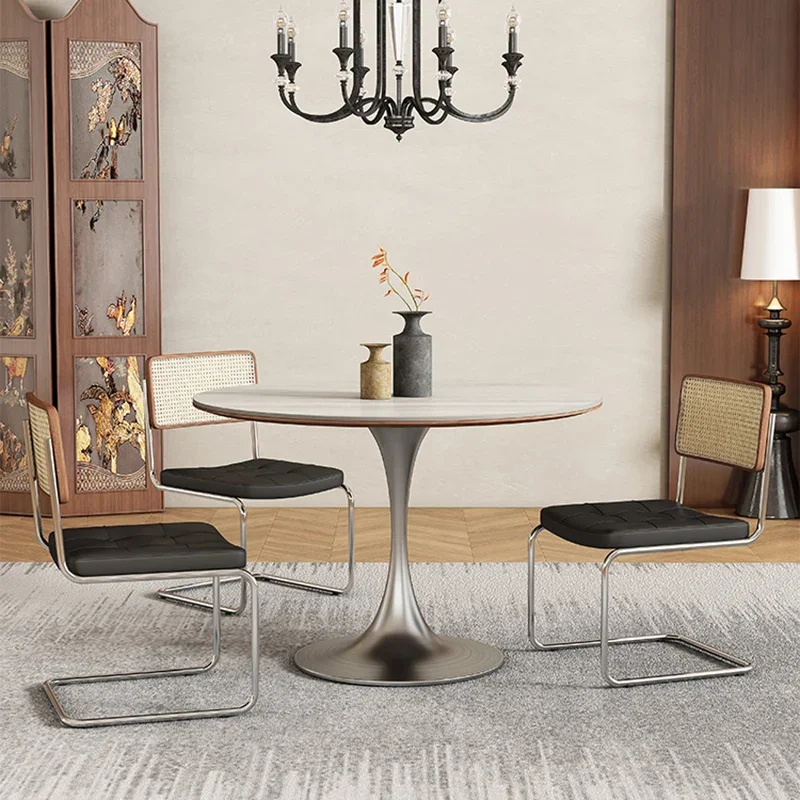 دراسة طاولة طعام مستديرة قطعة مركزية الشمال تصميم صغير طاولة طعام القهوة غرفة المعيشة مركز Stoly Do Jadalni أثاث المنزل