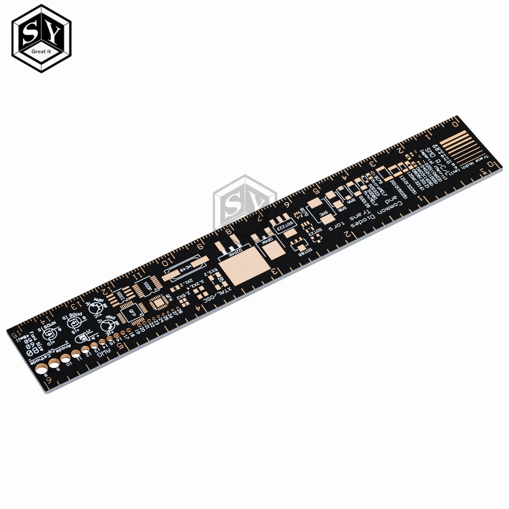 PCB Ruler For Electronic Engineers For Geeks Makers For Arduino Fans PCB Reference Ruler PCB Packaging Units v2 - 6