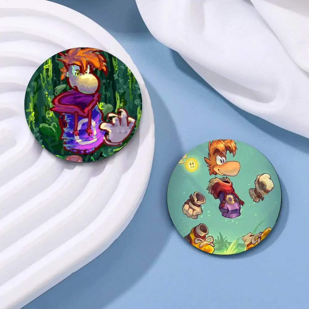 أنيمي R-رايمان أساطير شارات أنيمي شارة ليزر مستديرة الكرتون بروش الملابس على ظهره اكسسوارات التلبيب