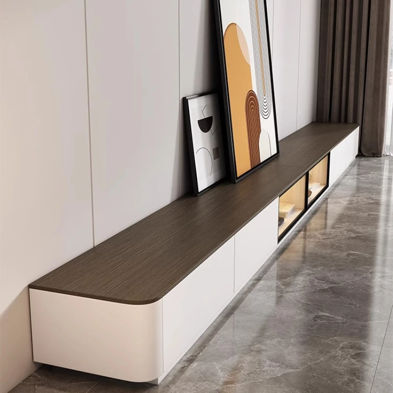 Solid Wood Modern TV Cabinet Nordic Universal Storage Hallway Unique Tv Table Salon Display Living Room Muebles Home Furniture