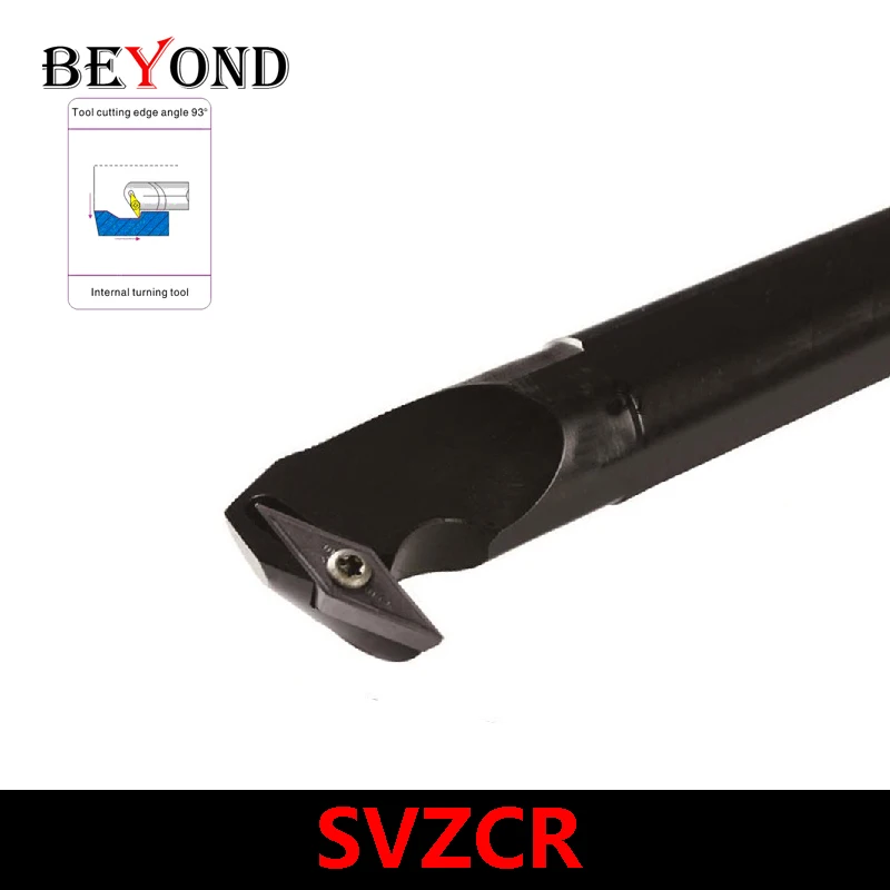 BEYOND Inner Hole SVZCR SVZCL S16Q-SVZCR11 S20R S25S-SVZCR16 Turning Tool Holder Carbide CNC Lathe Cutter Boring Bar 16mm 20mm