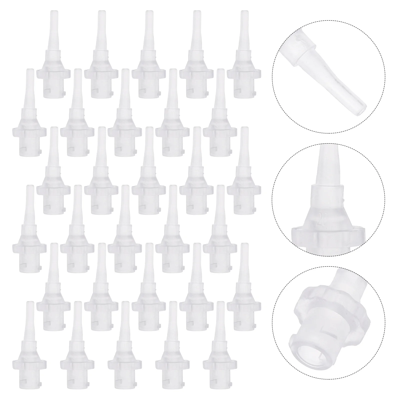 

Washer Nozzle Replacement Pp Material Earwax Cleaner Durable Practical Irrigation Tools Ear Cleaner Accessories Conical Bottle