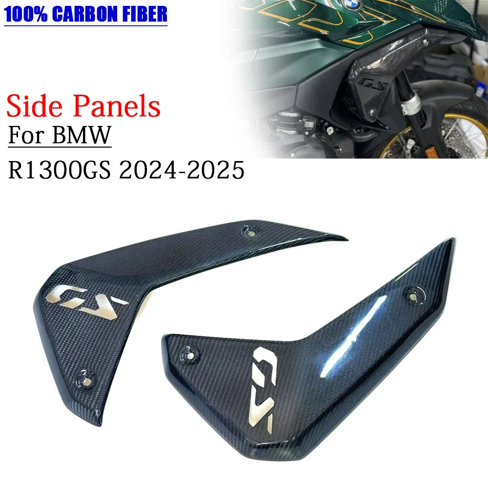 

For BMW R1300GS 2024-2025 Carbon Fiber Motorcycle Accessories Radiator Side Cover Frame Shield Fairing Protector Cover