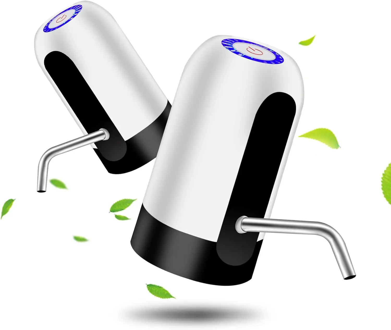 Dispensador de garrafa de água de 5 galões, bomba de garrafa de água de carregamento usb, bomba dispensadora de água portátil para acampamento para casa, cozinha