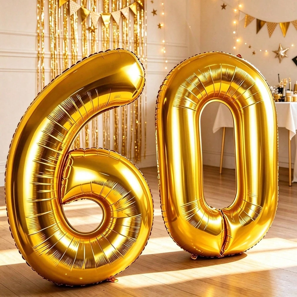 32-дюймовый золотой фольгирова – обзор и цена Party Supplies