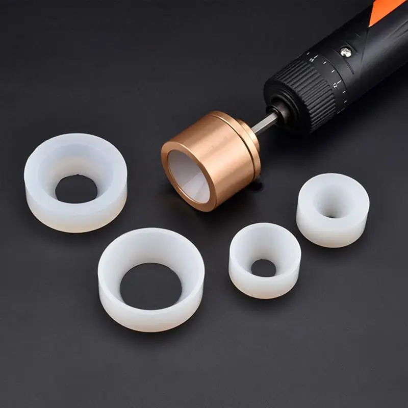 

(.) 1PCS New 10-50MM Electric Pneumatic Capping Machine Accessories Silicone Pad Locking Bottle Cap Rubber Sleeve