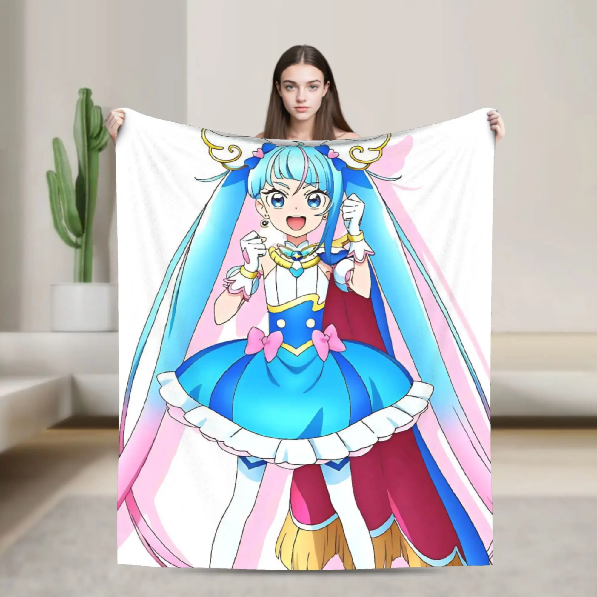 Soaring Sky Pretty Cure Blanket Super Soft Warm  Throw Blankets for Bed 50x60 Inch Multi-size Bedding Throws