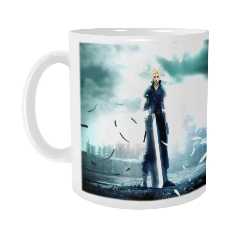 

Final Fantasy VII Game Ceramics Coffee Mugs Tea Cup Milk Cups Gifts Drinkware Coffeeware