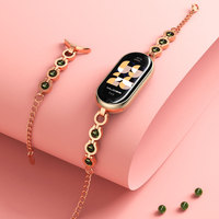 Bracelet For Mi Band 8 7 6 5 Smart Bracelet Global Version Miband 9 Band Women Girls Strap for Xiaomi Smart Band 8 NFC Wristband