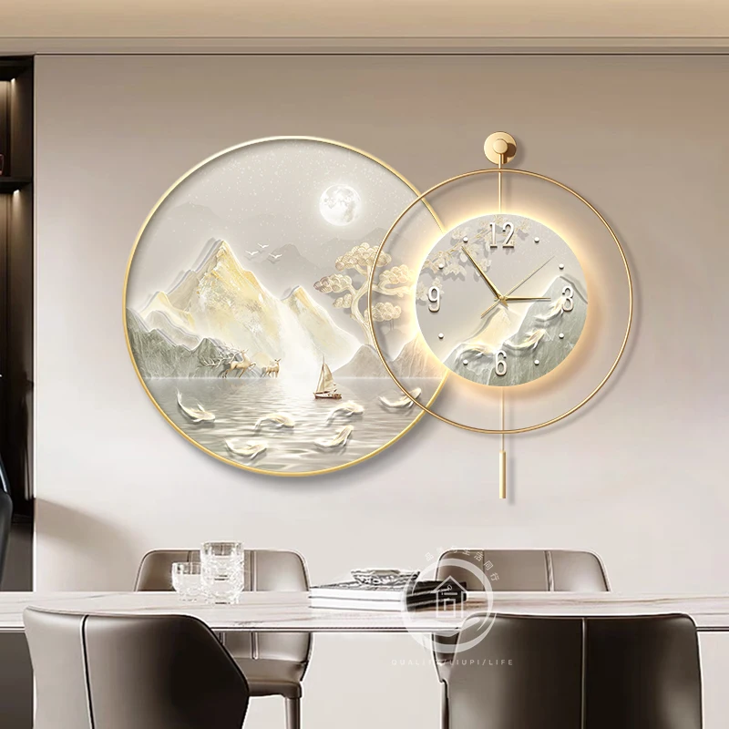 Fashion Minimalist Wall Clocks Led Restaurant Nordic Luxury Digital Wall Watch Art Mural Modern Reloj Pared Home Decoration